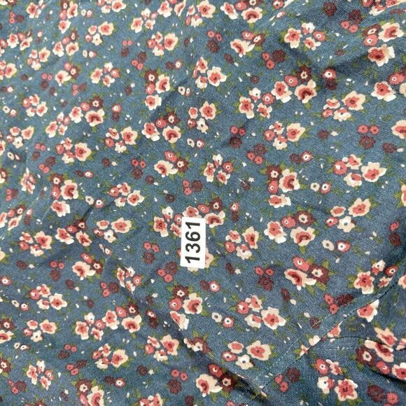 Baltic Born Button Up Shirt Shacket Womens Large Floral Long Sleeves collar new - Picture 11 of 11